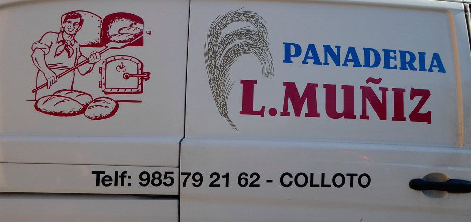 Panadería L. Muñiz vehículo